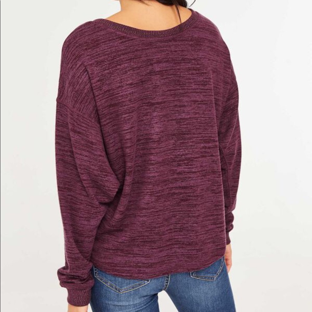 Ardene dolman sleeve pullover sweater. Pink, S. - Picture 12 of 15